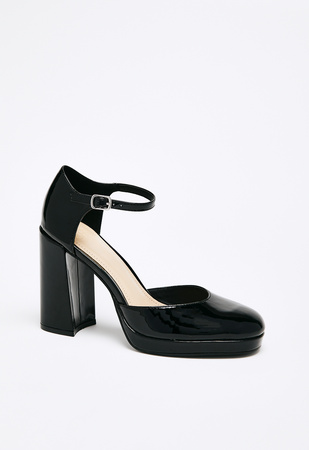 Vivienne Block Heel Pump in Black - Get great deals at ShoeDazzle