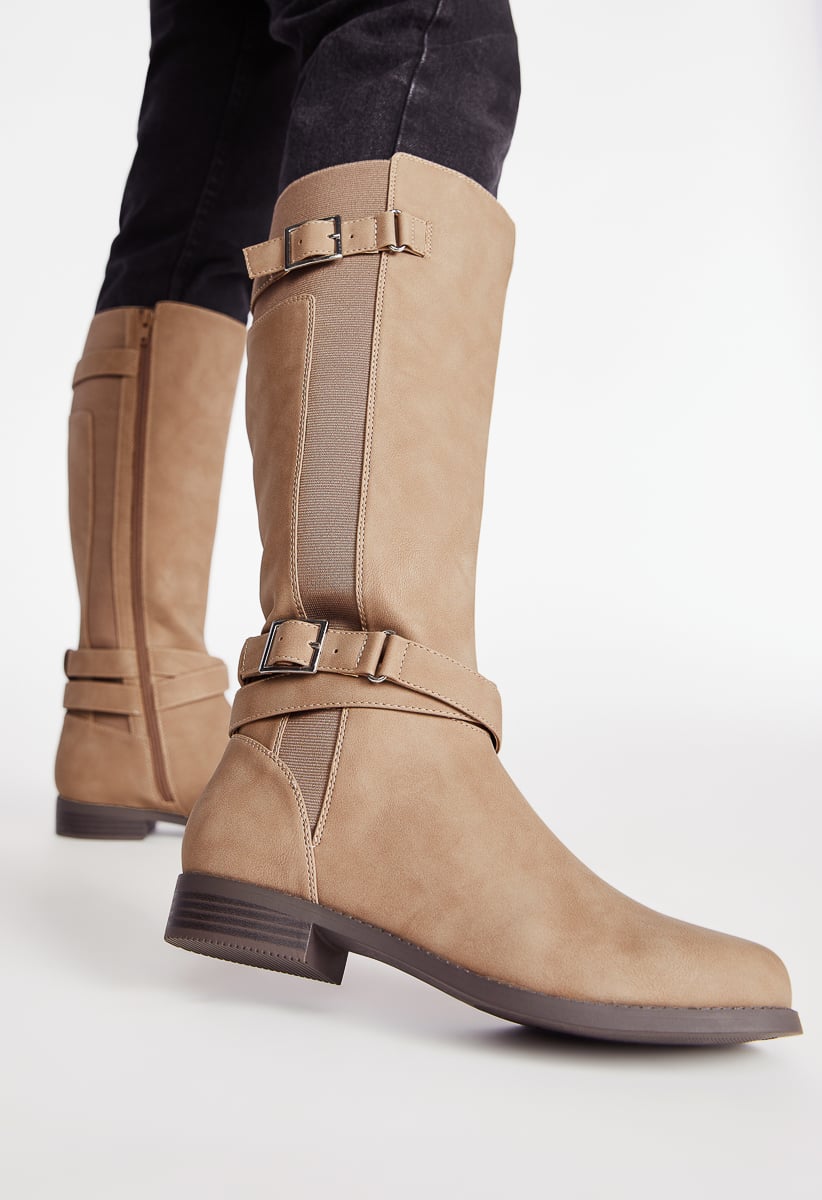 Shoedazzle wide calf on sale boots