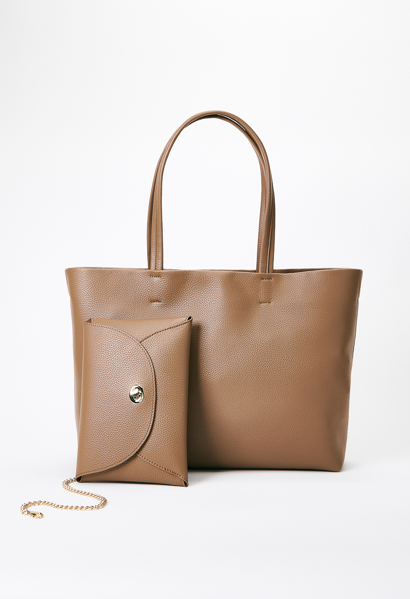 everyday soft tote - crema