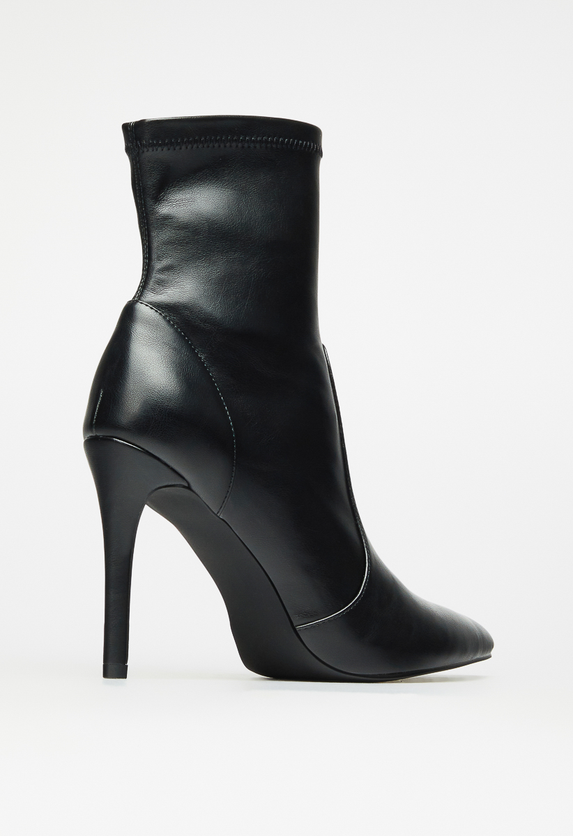 black boot stilettos