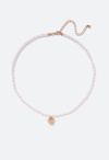 Iliana Pearl Necklace With Heart Detail