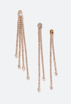 India Rhinestone Strand Earrings