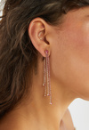 India Rhinestone Strand Earrings