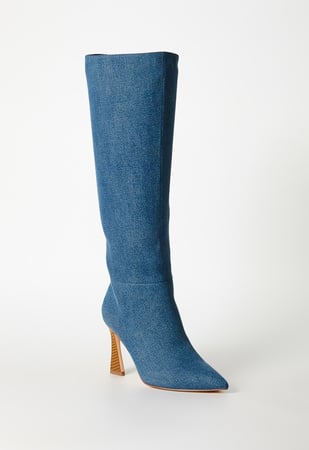 Shoedazzle on sale denim boots