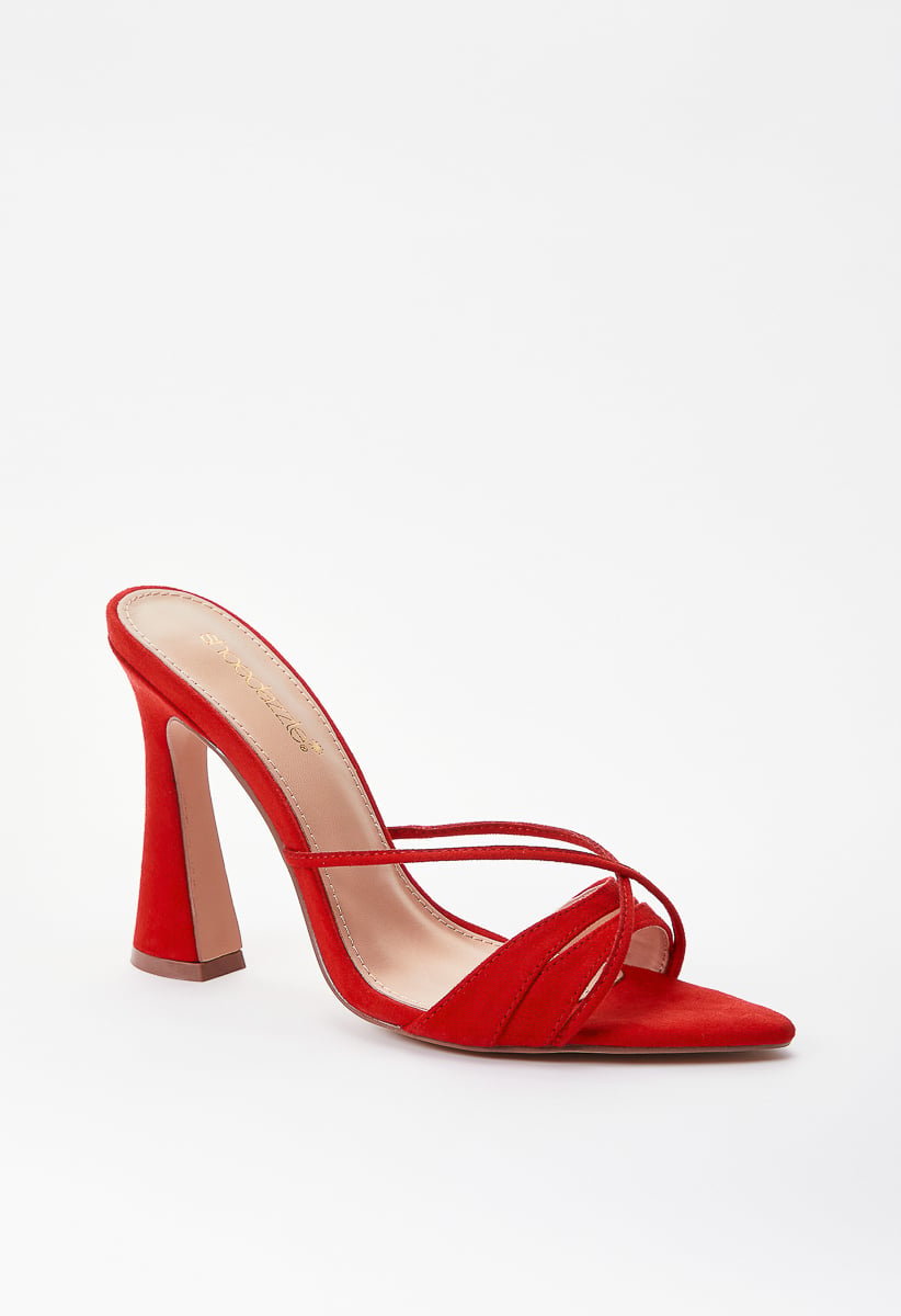 Amelie Heeled Sandal Size 9 Salsa Red by Justfab