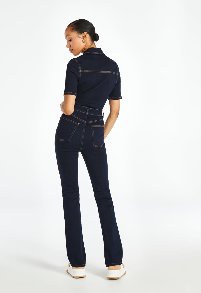 Denim Jumpsuit in Storm - Get great deals at ShoeDazzle