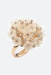 Rosi Cluster Floral Statement Ring