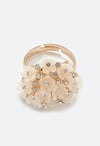 Rosi Cluster Floral Statement Ring