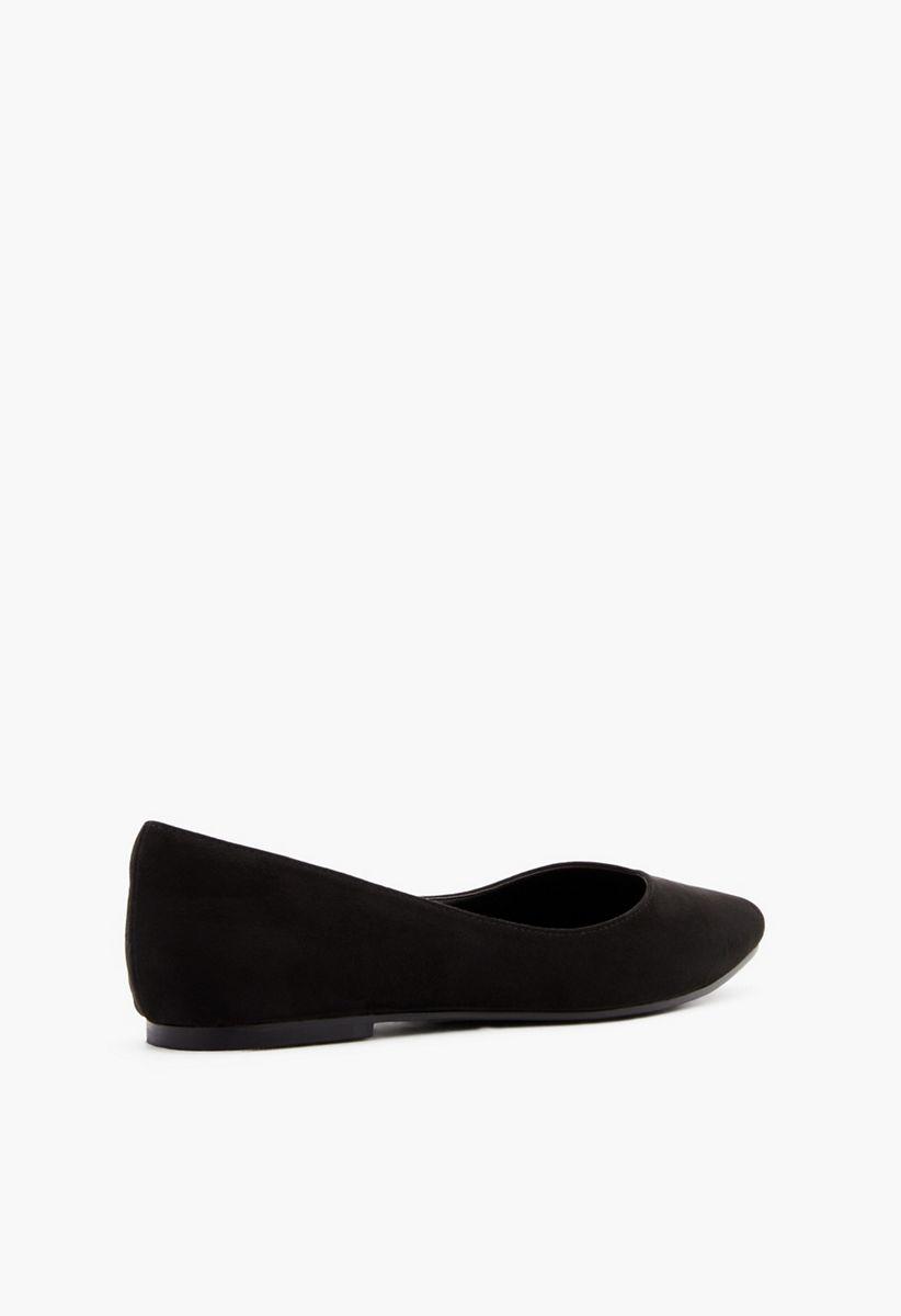 Amanda Pointed Toe Flat in Black - Get great deals at ShoeDazzle