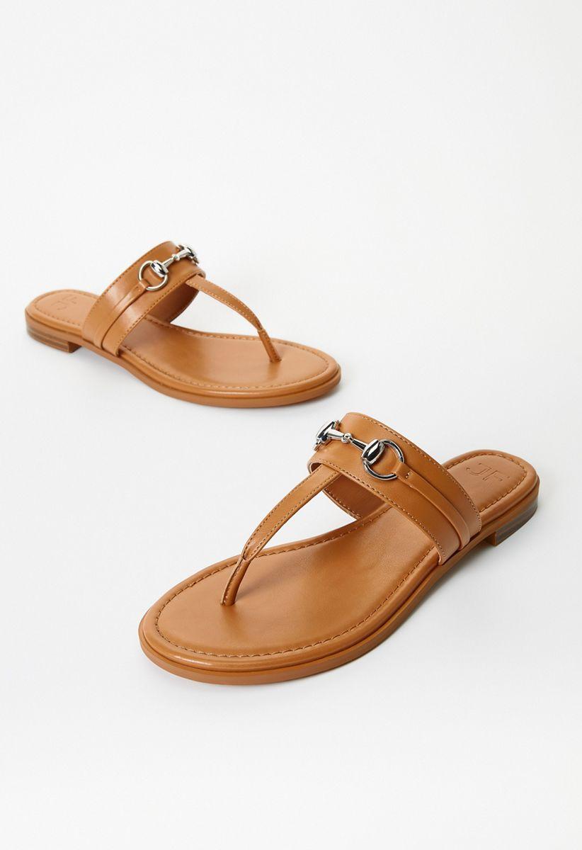 Jessie buckle thong fashion sandals