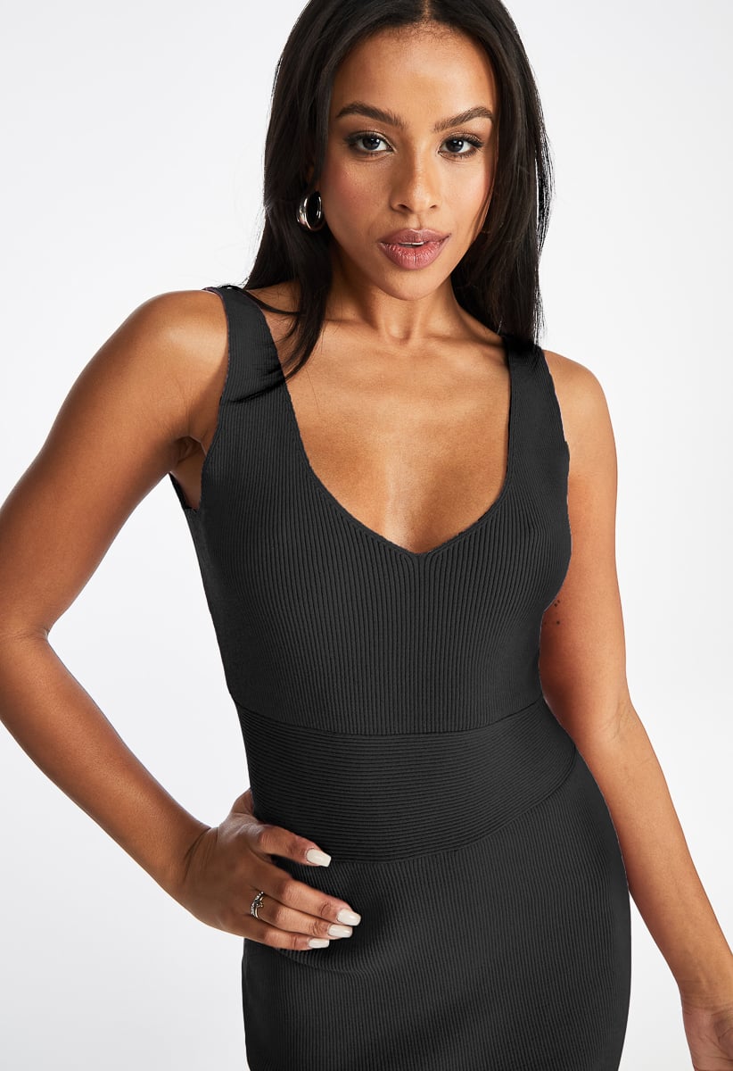 ワンピース N21 numero ventuno V NECK PENCIL MIDI DRESS NumeroVentuno_GatheredMidiDres