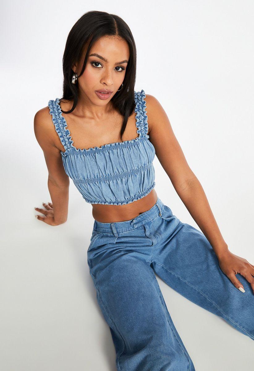 Edikted Joanne Mixed Gingham Tank Top | PacSun