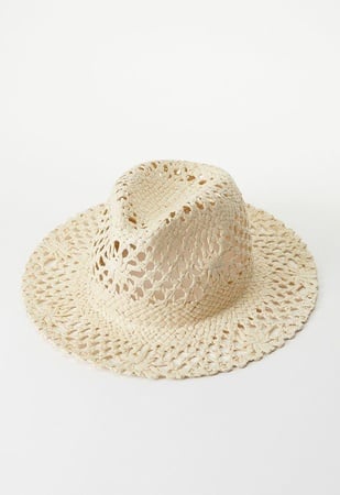 Raffia Hat in Natural - Get great deals at ShoeDazzle